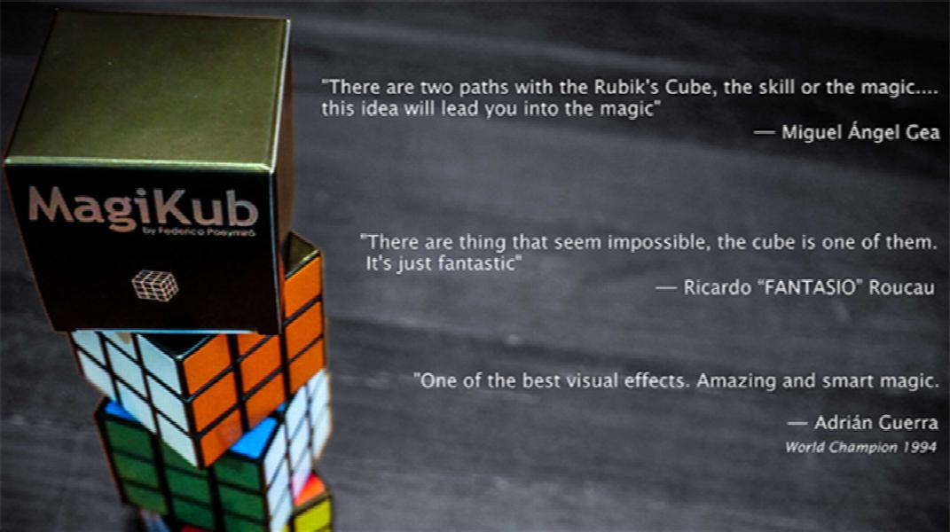 MAGIKUB Magic Trick Gimmick and Instructions